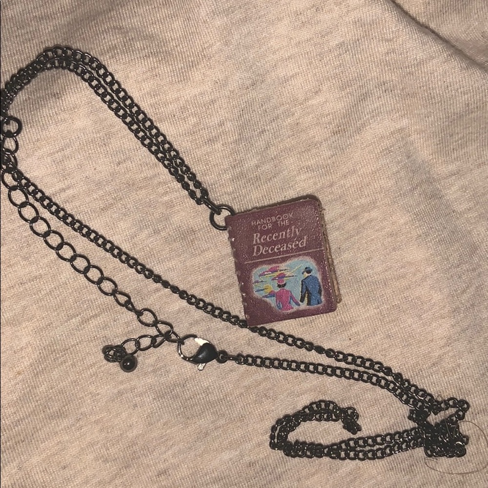 Handbook for the Recently Deceased necklace